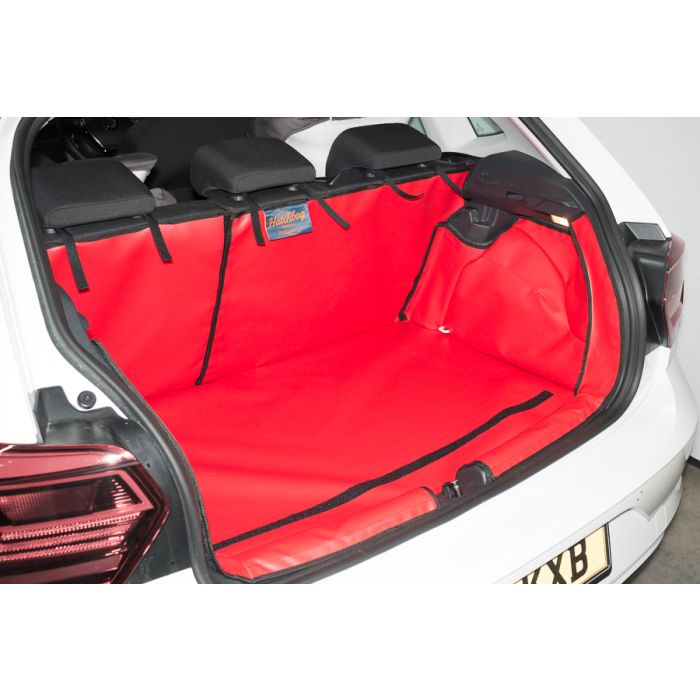 Volkswagen Polo with a hatchbag boot liner installed