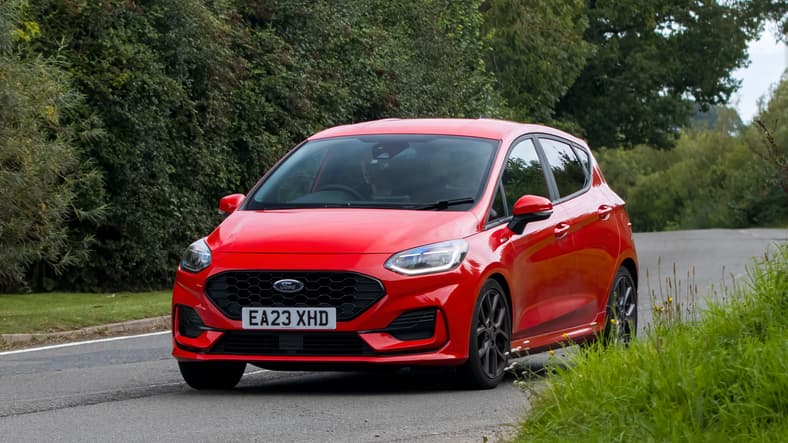 red ford fiesta